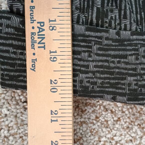 Ali Miles 2X Wire Collar Black White Textured Swing Jacket Red Button Detail - Picture 9 of 10